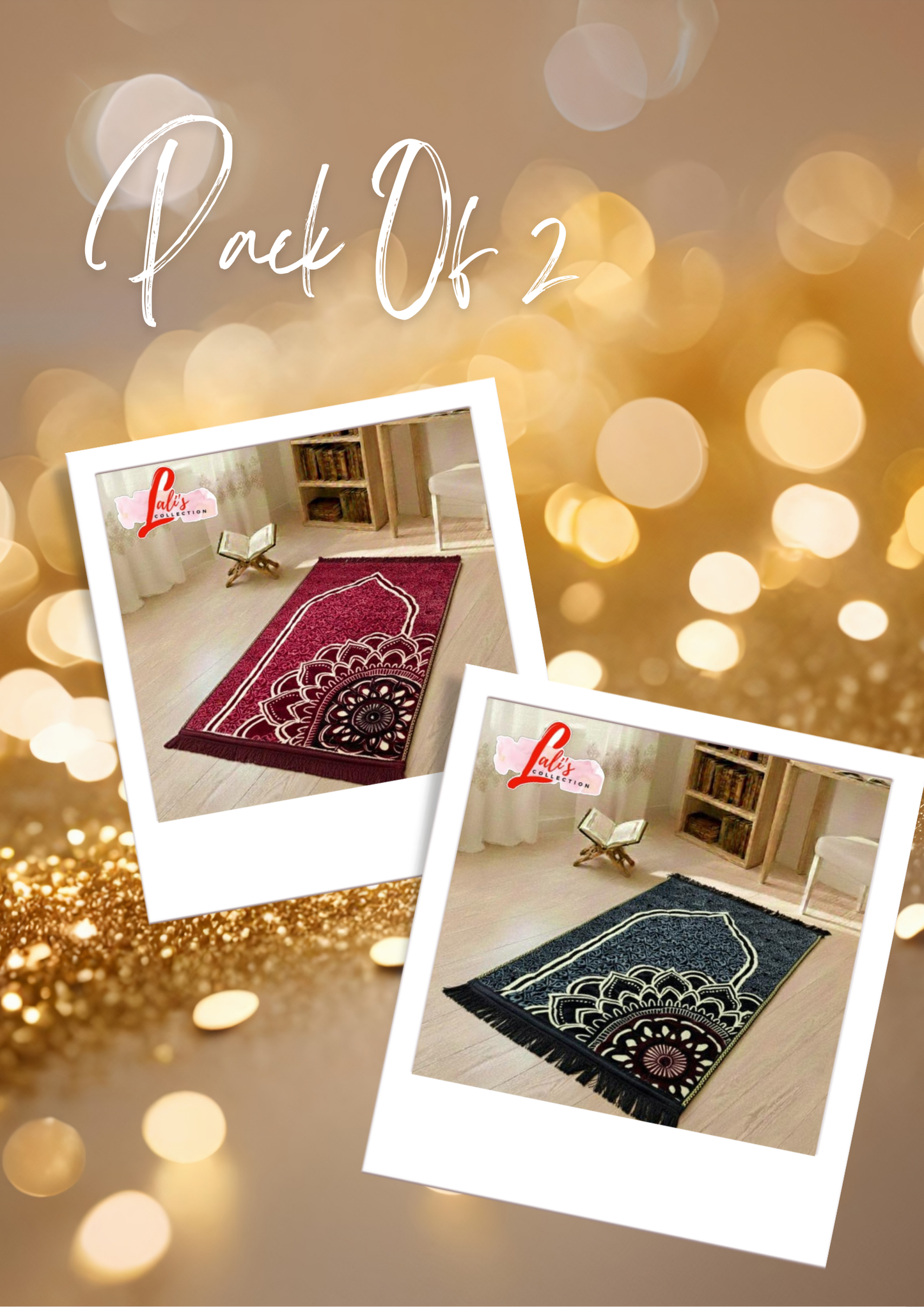 Comfort Salah Series Prayer Mat (Pack of 2)